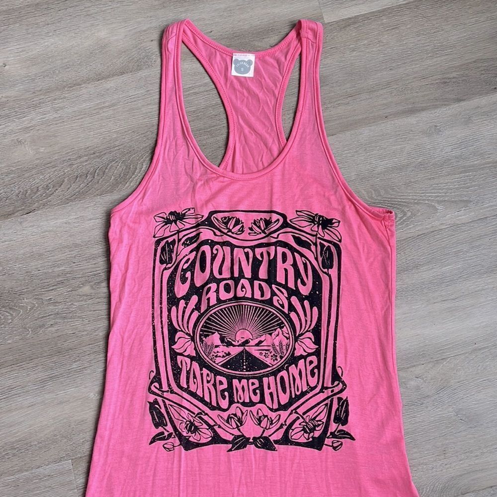 NWOT COLOR BEAR Racer Back Tank Top Various Sizes S-L - Picture 3 of 5